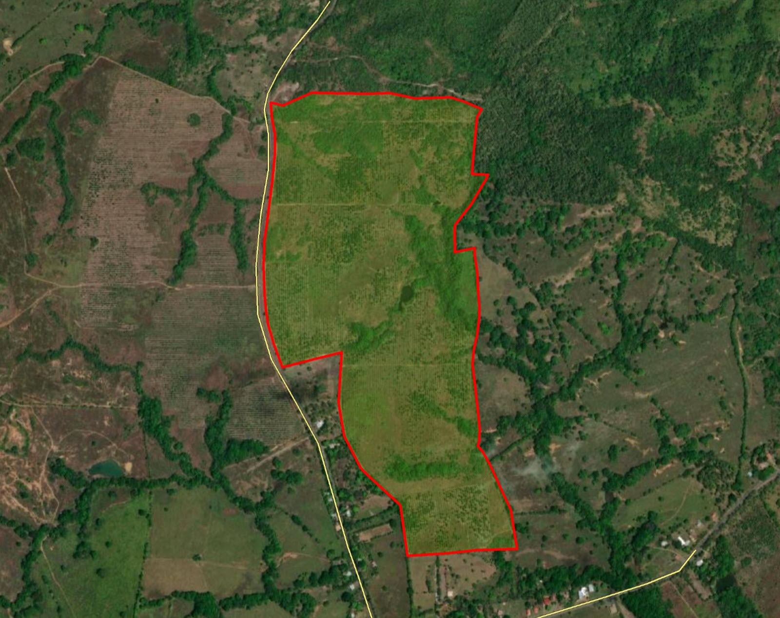 Imagen 2 – vista satelital de Aclita II